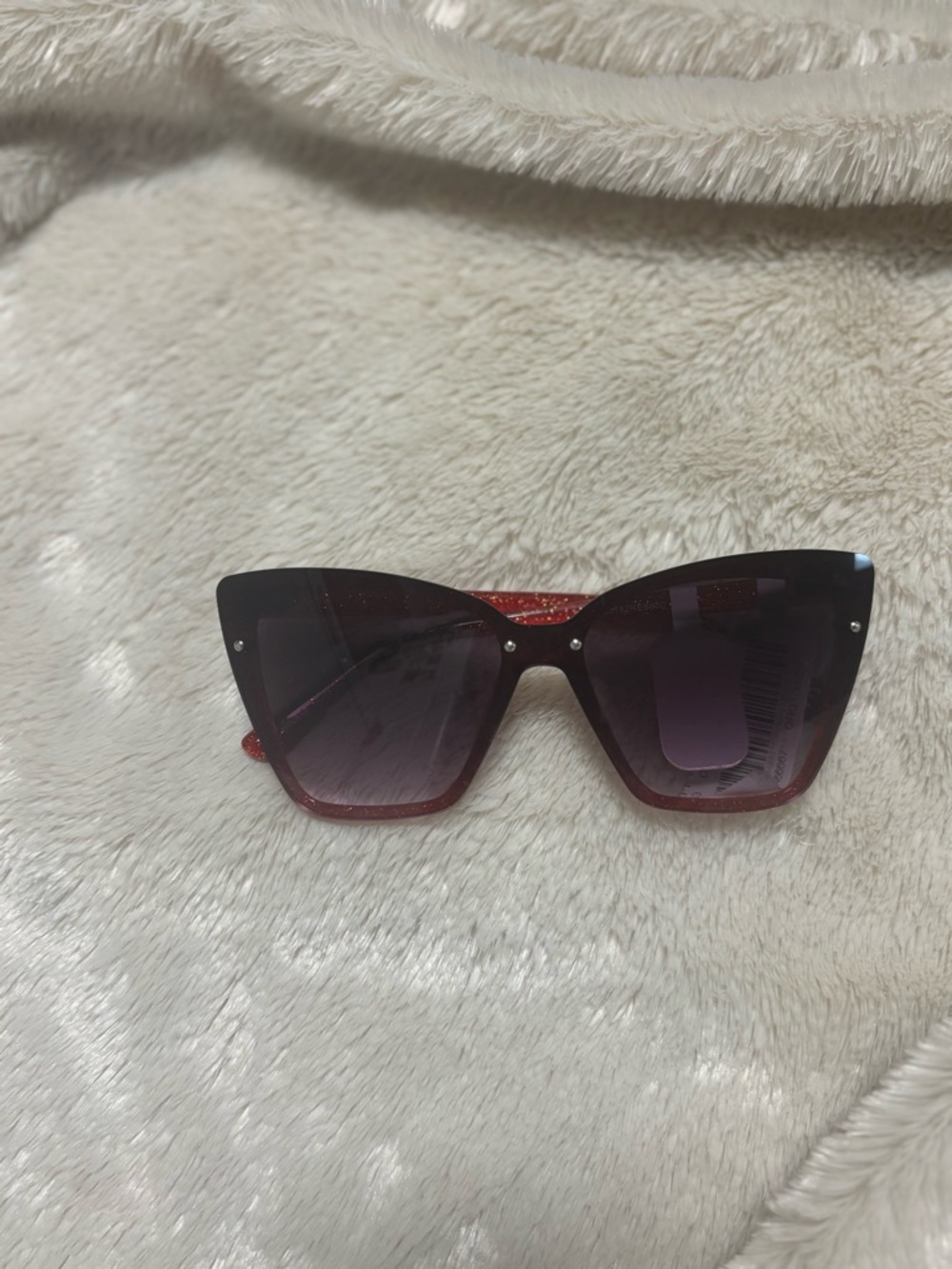 Anna & Ava Ombre Red Cat-Eye Sunglasses for Women